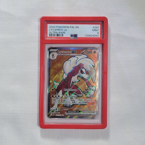 🔥 Pokemon TCG 🔥 Lycanroc ex #241 SV Paldea Evolved PAL EN Ultra Rare PSA 9 🔥