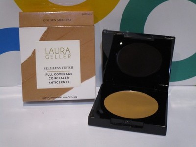 LAURA GELLER ~ SEAMLESS FINISH FULL COVERAGE CONCEALER ~ GOLDEN MEDIUM ~ 0.16 OZ