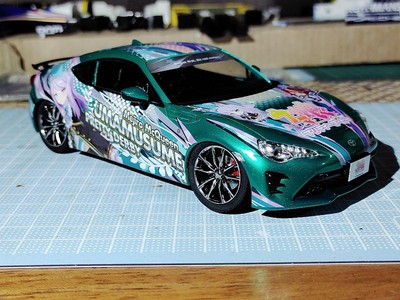 Aoshima 1/24 Toyota 86 Itasha Uma Musume Pretty Derby Finished