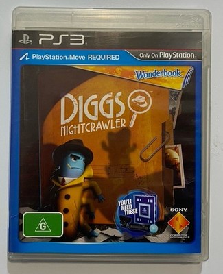 Wonderbook Diggs Nightcrawler Sony PlayStation 3 PS3 Game + Manual Adventure R 4