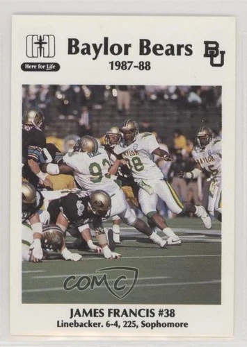 1987-88 Baylor Bears James Francis