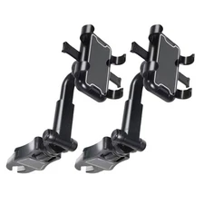 2 Pcs Car Rearview Mirror Bracket Cellphone Holder Fixing Accessories