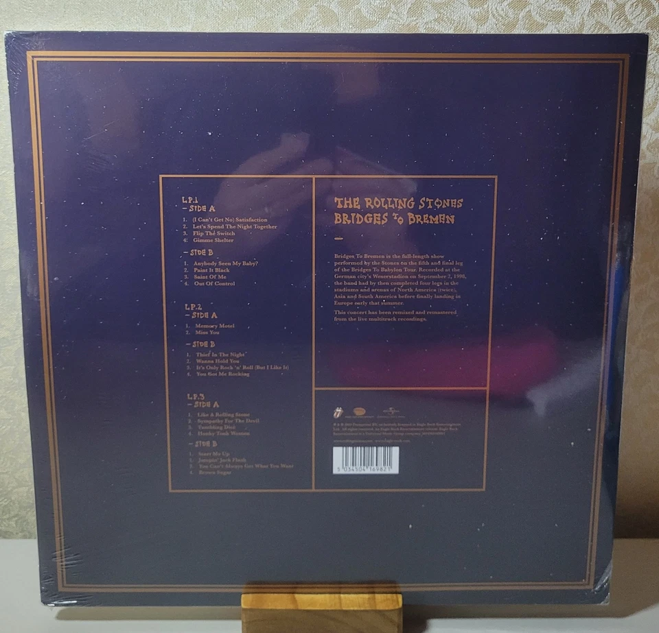 ROLLING STONES,THE BRIDGES TO BREMEN (3LP) Sealed & New w/minor sleeve damage - Image 2 of 4