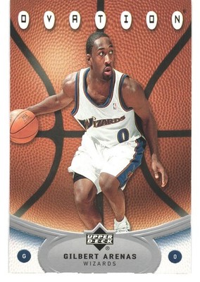 2006-07 Upper Deck Ovation NBA Basketball Washington Wizards Gilbert Arenas
