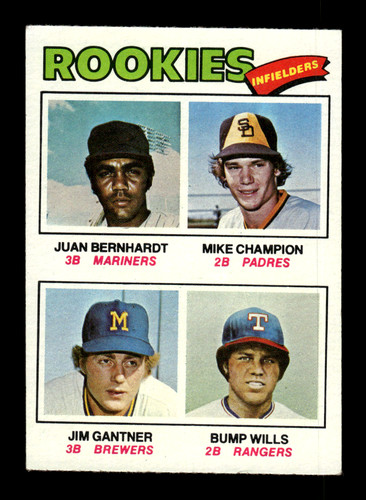 1977 Rookie Infielders #494 card