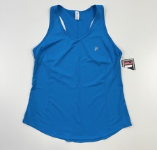 FILA Sport Tru Dry Racerback Tank Top Blue Athletic Women  s Size Large NEW NWT
