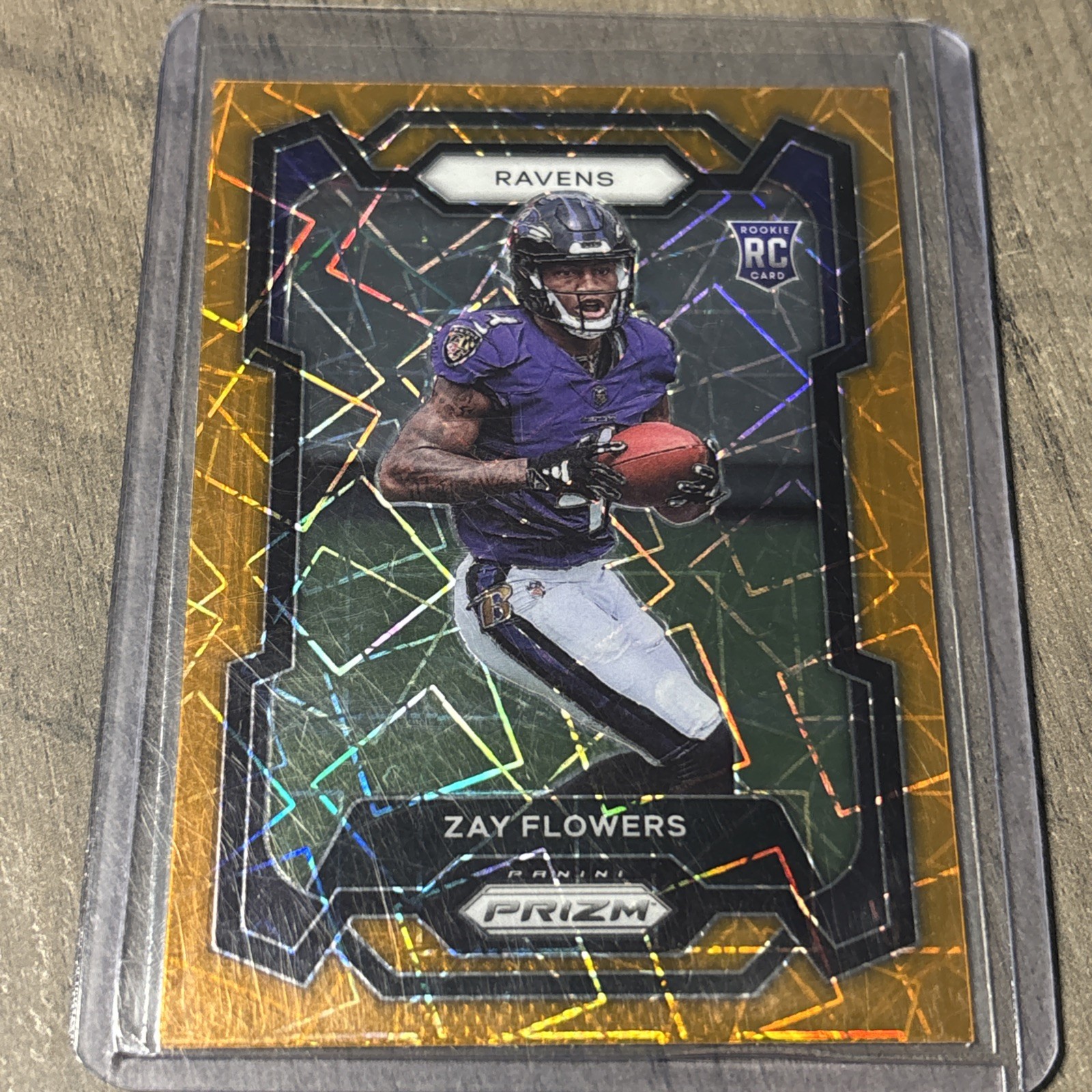 2023 Panini Prizm - Rookies Zay Flowers #307 Lazer Prizm (RC)