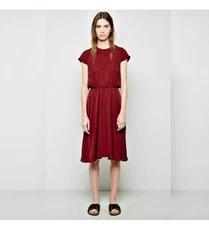 Isabel Marant etoile burgundy dress bloggers dream size small great price