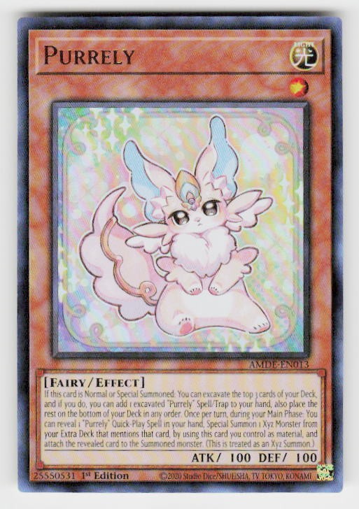 Amazing Defenders #AMDE-EN013 Purrely 1st Edition