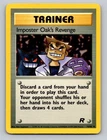 Imposter Oak's Revenge 76/82 Uncommon Team Rocket Pokemon Unlimited MP -Gengar