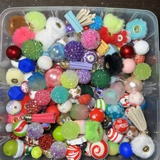 Random Bead Mix 7 Ounce Bags Free gift read description 
