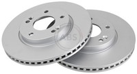2X Bremsscheibe Beschichtet A.B.S. 18302 FüR Hyundai PDE JD GD KIA PD CEE PRO 3