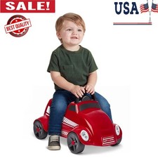 Child Race Car Ride-on Toy Kids Toddler Learning Indoor Outdoor Gift Red