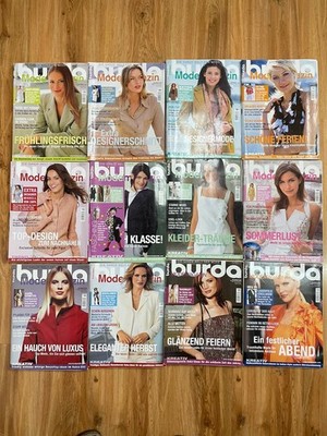 Burda Mode Magazin Sammlung Konvolut 12 Hefte Jahrgang 2003