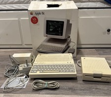 VINTAGE Apple IIc with Original Apple IIc Power Supply Works Box Rare Extras