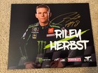 2020 RILEY HERBST SIGNED MONSTER ENERGY JGR 18 NASCAR XFINITY SERIES POSTCARD — photo 1