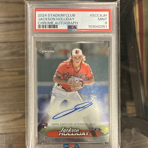 Jackson Holliday #SCCA-JH — 2024 Topps Stadium Club Chrome Autograph baseball card