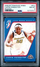 2006 Rittenhouse WNBA Rookies #RC2 Cappie Pondexter Rookie #/333 PSA 8
