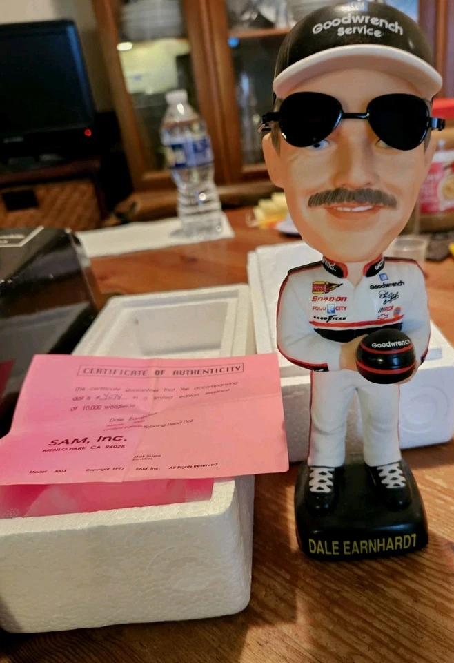MUÑECA CABEZA BOBBING DALE WONHARDT 1997 EDICIÓN LIMITADA SAM/10.000 MODELO 3003 Foto 4 de 4