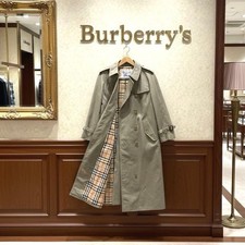 Burberry Trench Coat Vintage 107cm Length Beige Double Breasted