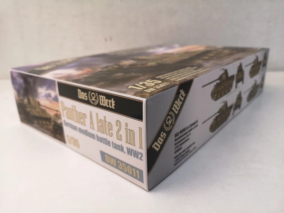 Pzkpfwg. V Panther Late No Interior Kfz. 268 171 Takom DW 35011 1/35 Chiuso-D28 - Immagine 3 di 4