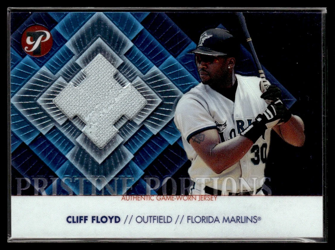 2002 Topps Pristine Portions Patch Cliff Floyd 0464/1000 Florida Marlins #PP-CF