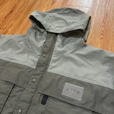 Orvis Men's Jacket Waterproof Wading Flyfishing Full Zip Gray Size 3XL