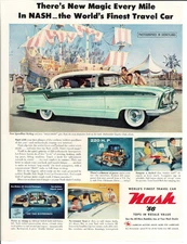 1956 '56 NASH AMERICAN MOTORS Car Automobile Vintage Magazine Print Advertising