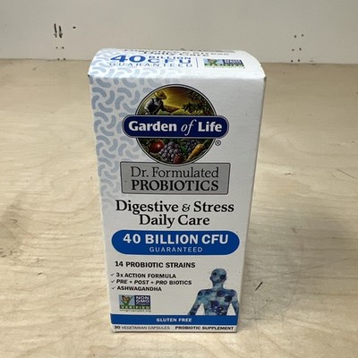 Garden of Life Dr. Formulated Probiotics Digestive & Stress Daily Care 30 01/27