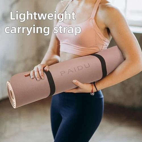 Non-slip extra thick high resiliency anti-tear POE professional yoga mat