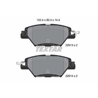 Textar BremsbeläGe Bremsbelegsatz Hinten System Akebono FüR Mazda CX-9