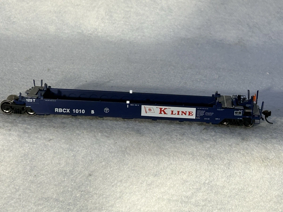 Athearn HOゲージ K Line / Rail Bridge Maxi I Well Car 2両セット 美品 (