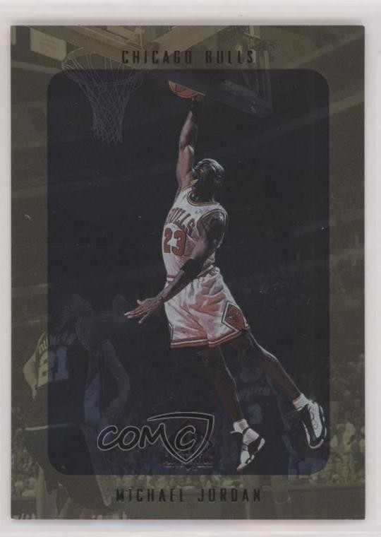 1997-98 SP Authentic Sample Michael Jordan #SPA23 HOF 1u6