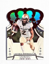 Laviska Shenault Jr ~ 2020 Panini Chronicles Crown Royale ~ Rookie Red #21