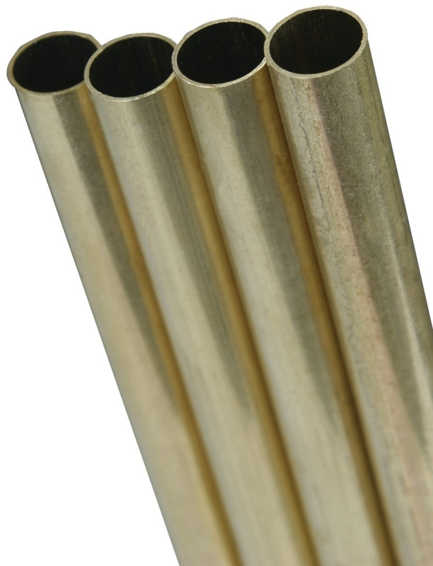 K&S Metal Round Tube 1/4" D X 36" L Brass