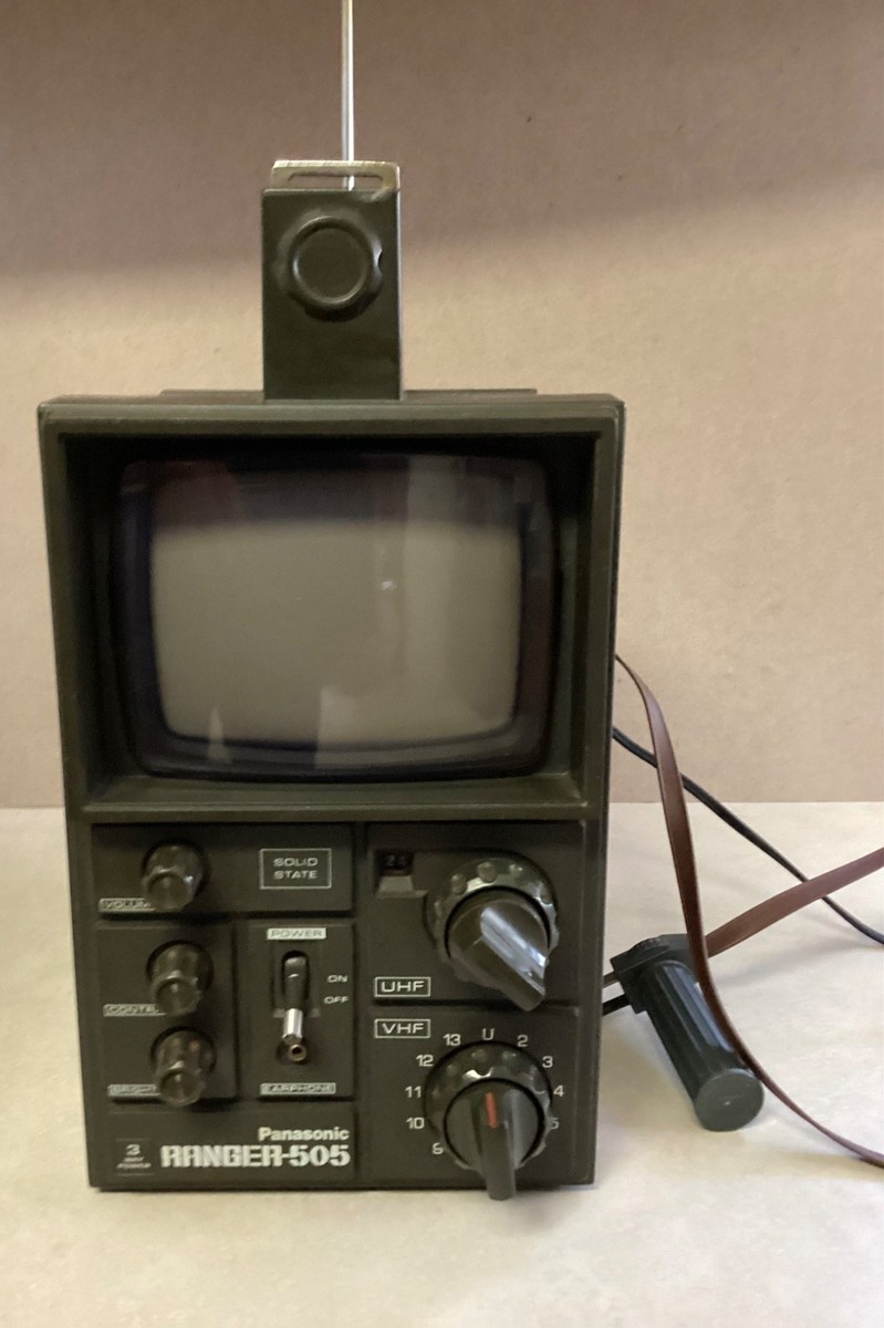 Panasonic Ranger-505 Portable Television Model 1977 - Turns On W