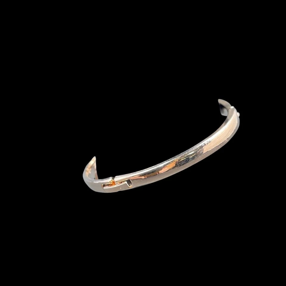 Pulsera de cristal de oro rosa broches de presión de jengibre joyería a presión coqueta glamour declaración Foto 4 de 4