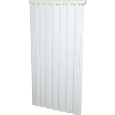 Vinyl 102 x 84 White 3-1/2" Vertical Blind - Vertical Blinds 102W x 84L 