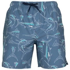 NEW Salt Life Live Salty Fintastic Volley Shorts Size L Blue Live Salty Saltlife