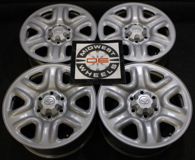 2022-2026 Tundra 18'' STEEL Wheels Sequoia Factory Silver OE 6 LUG 2022-2026 JPLC