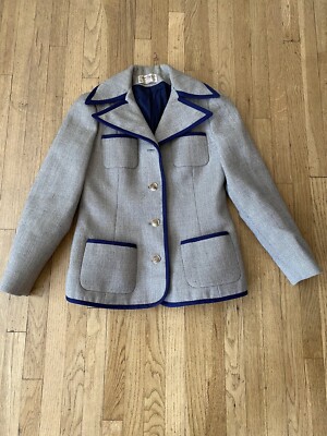 Vintage 60 s Derek Rayne LTD Carmel by the Sea California Woman s Blazer Jacket