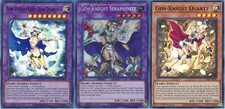 Yugioh Gem-Knight 2024 Deck - Ruby - Garnet - NM Fusion - 54 Cards  Seraphinite