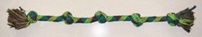 36" 5-Knot Dog Rope Toy Tug of War Chew Training   Heavy Duty Cotton Blend