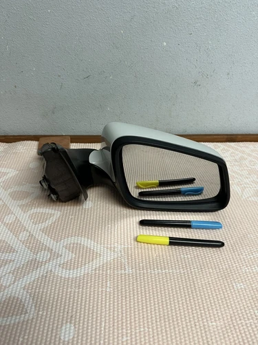 2009-2015 BMW 750LI 750I /RIGHT PASSENGER SIDE MIRROR BLIND SPOT W/CAMERA WHITE