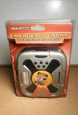 New Maximo Concepts EMERGENCY CRANK WEATHER BAND RADIO w/LED Flashlight