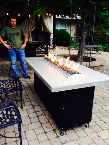 TB50K++; DIY PRE-PLUMBED GAS FIRE PIT KIT & 50" LIFETIME WARRANTED 316 BURNER - Picture 9 of 9