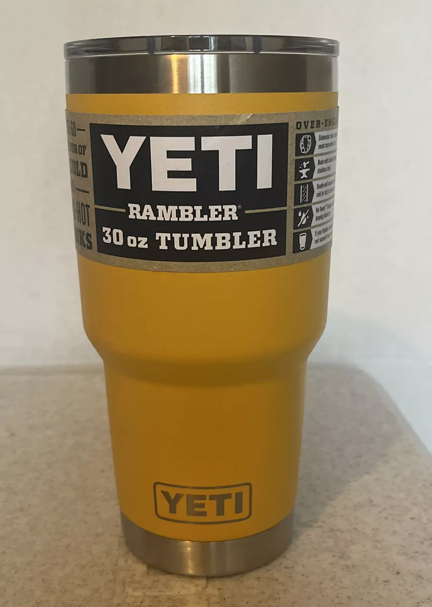 YETI Alpine Yellow Rambler 30 oz Tumbler