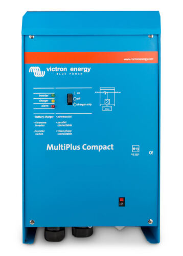 Victron Energy MultiPlus Compact 12V Sinus Wechselrichter-Spannungswandler - Bild 1 von 1