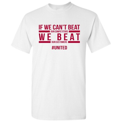 If We Can't Beat Our Competitors Re-Accommodate Resistance Funny Shirt - White