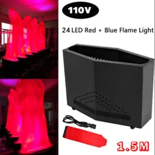 24 LED Flame Fire Light Machine Stage Atmosphere Effect Party Fake Fire Flame